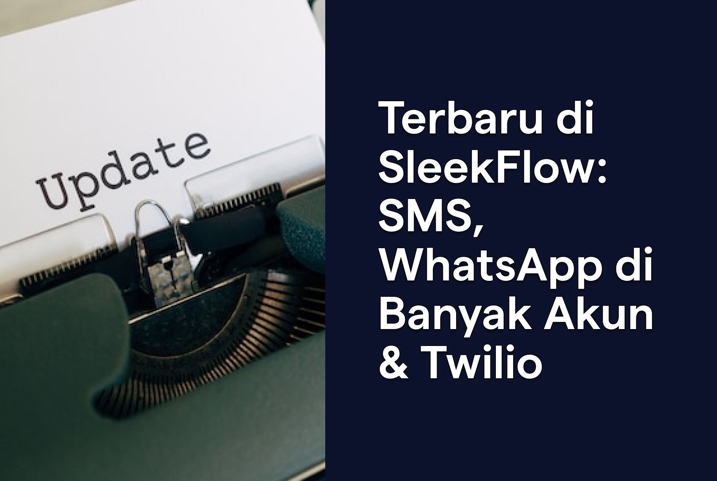 sleekflow update sms whatsapp twilio