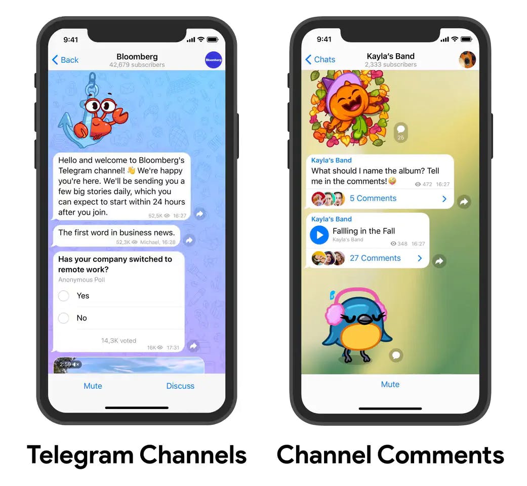 Telegram channel tingkatkan brand exposure