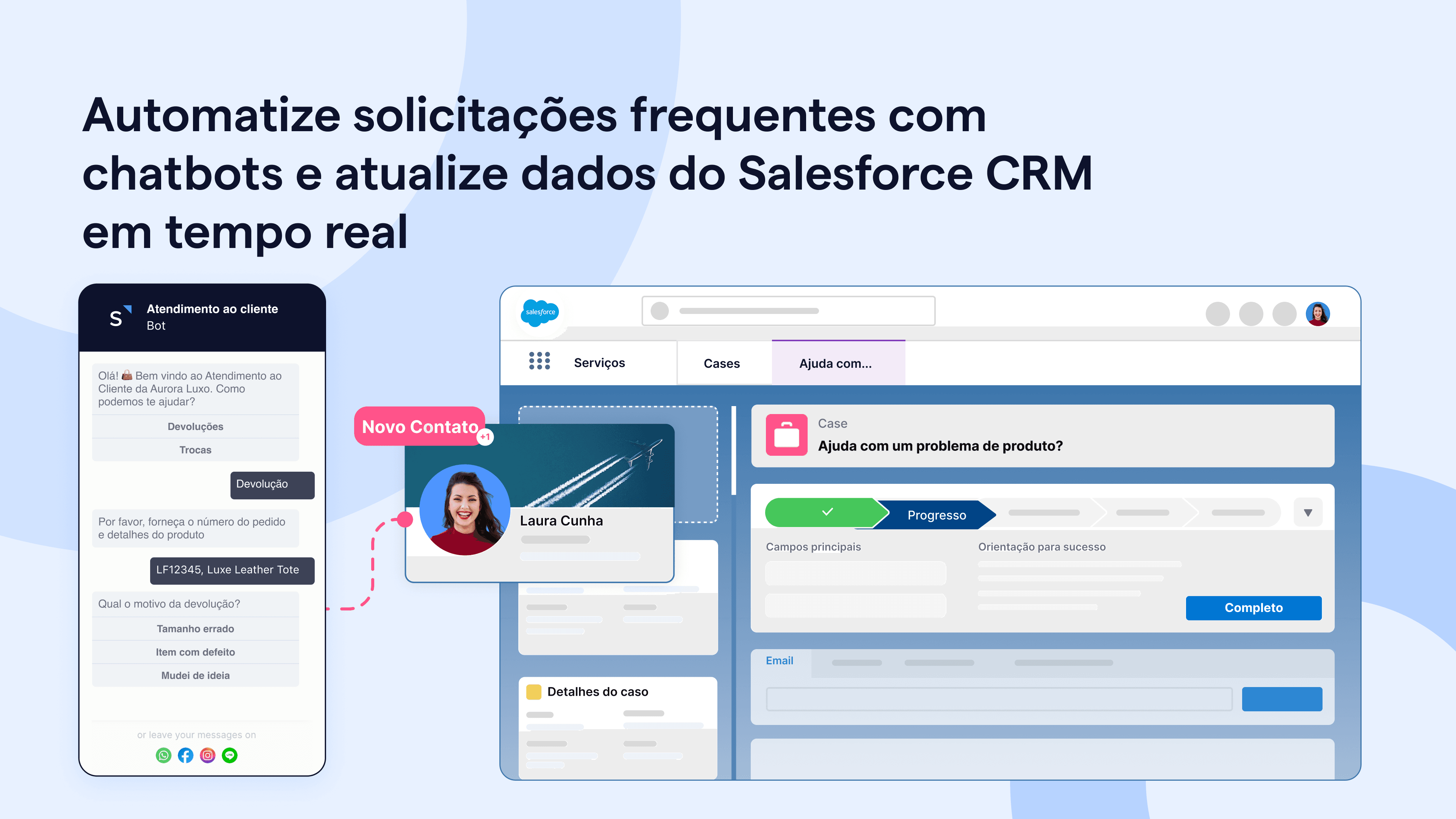 Salesforce - cases - Atendimento