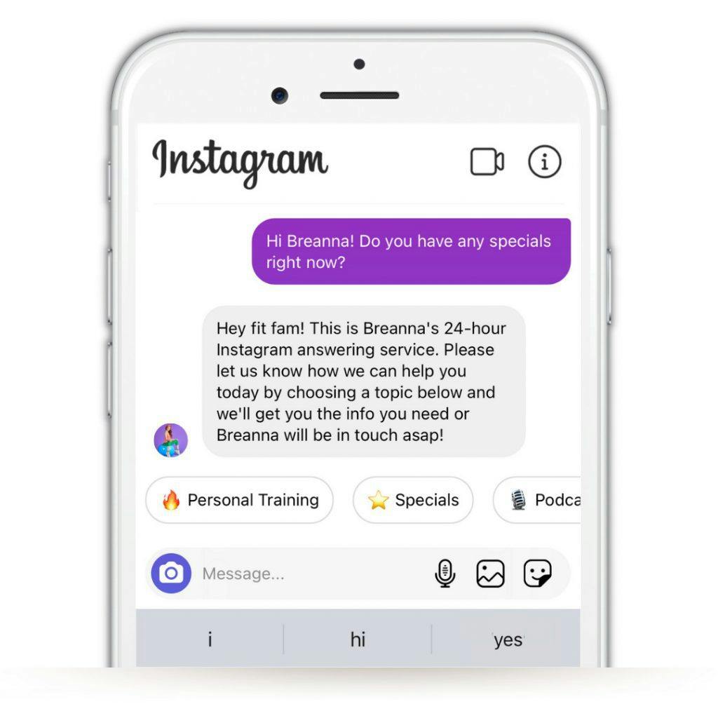 Instagram Quick Replies