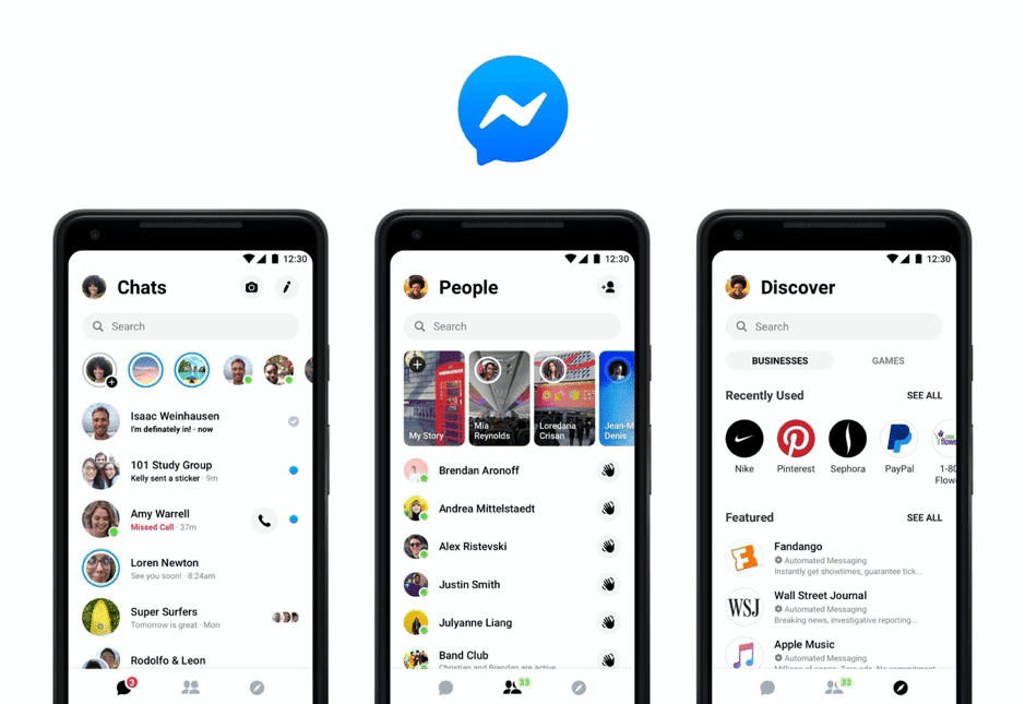 Facebook Messenger Schnittstelle