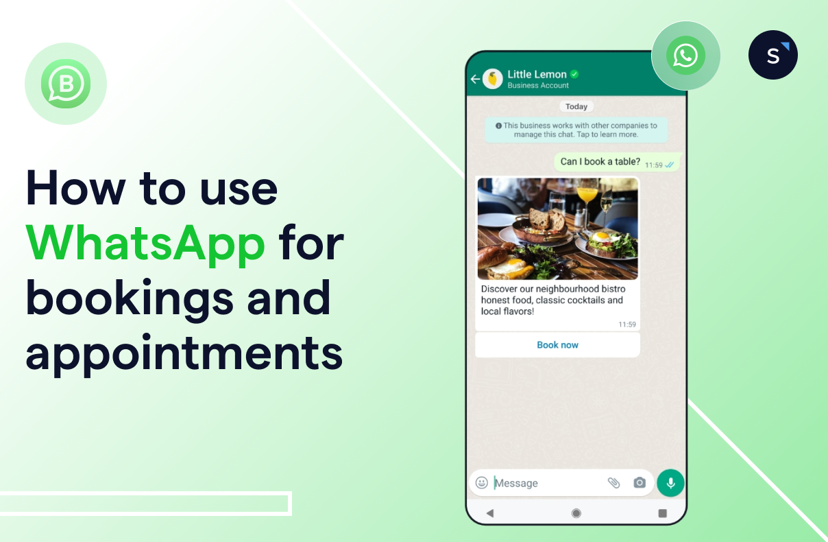 whatsapp for booking and appointment