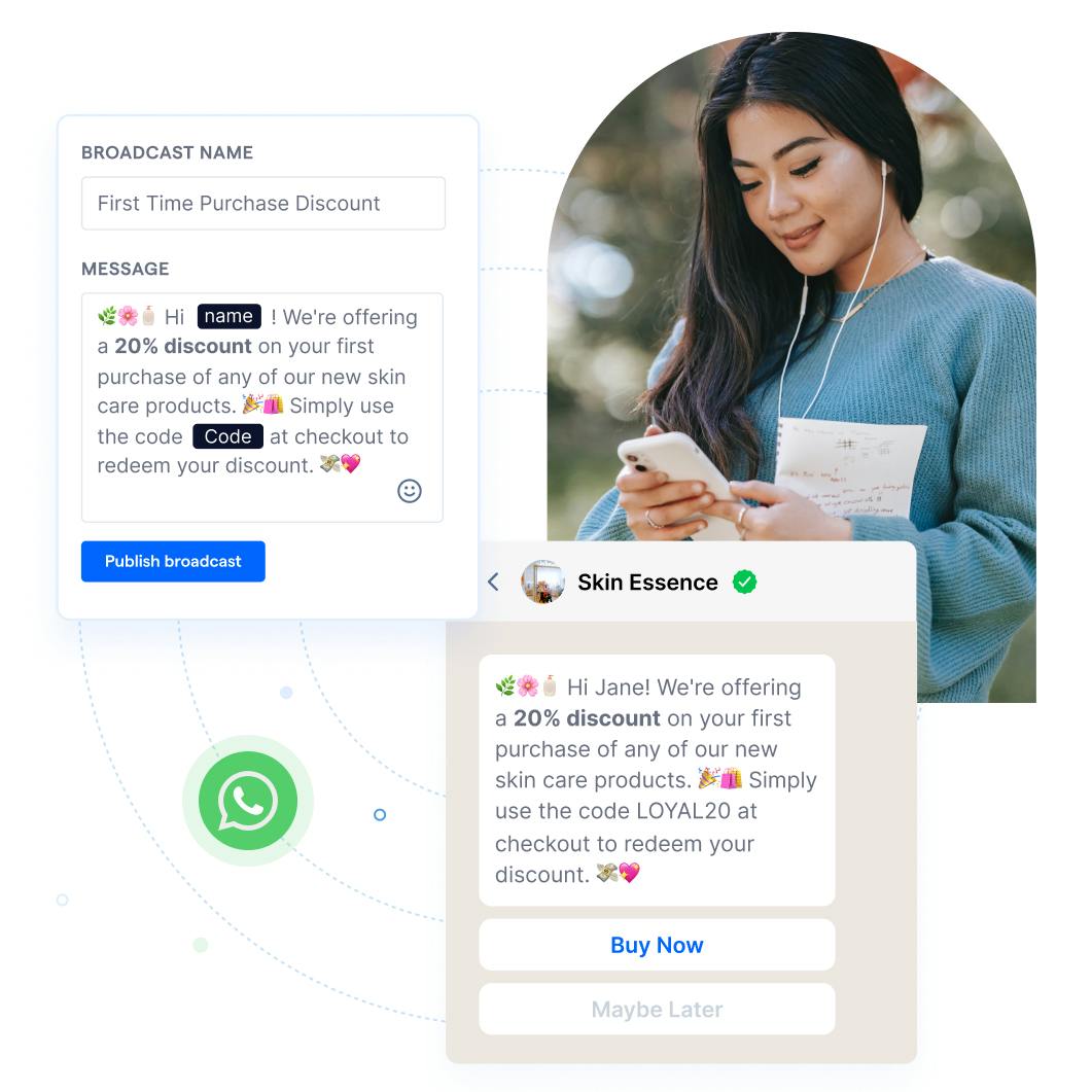 WhatsApp for marketing WhatsApp Broadcast