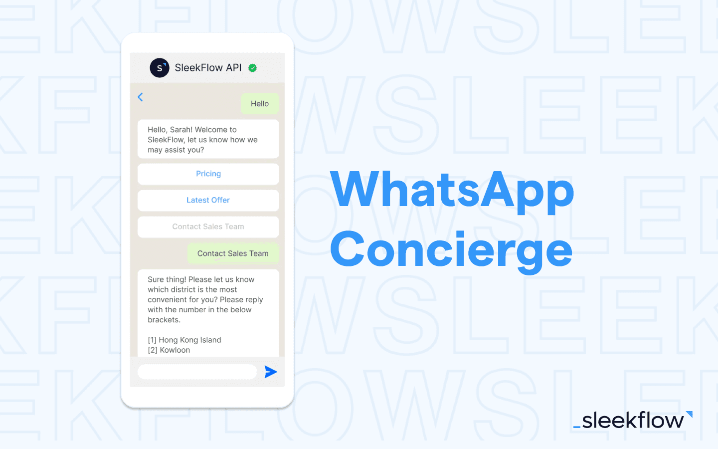 WhatsApp Concierge 