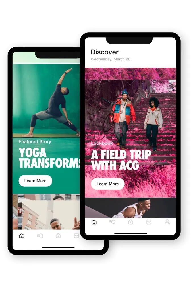 Social commerce no app da Nike