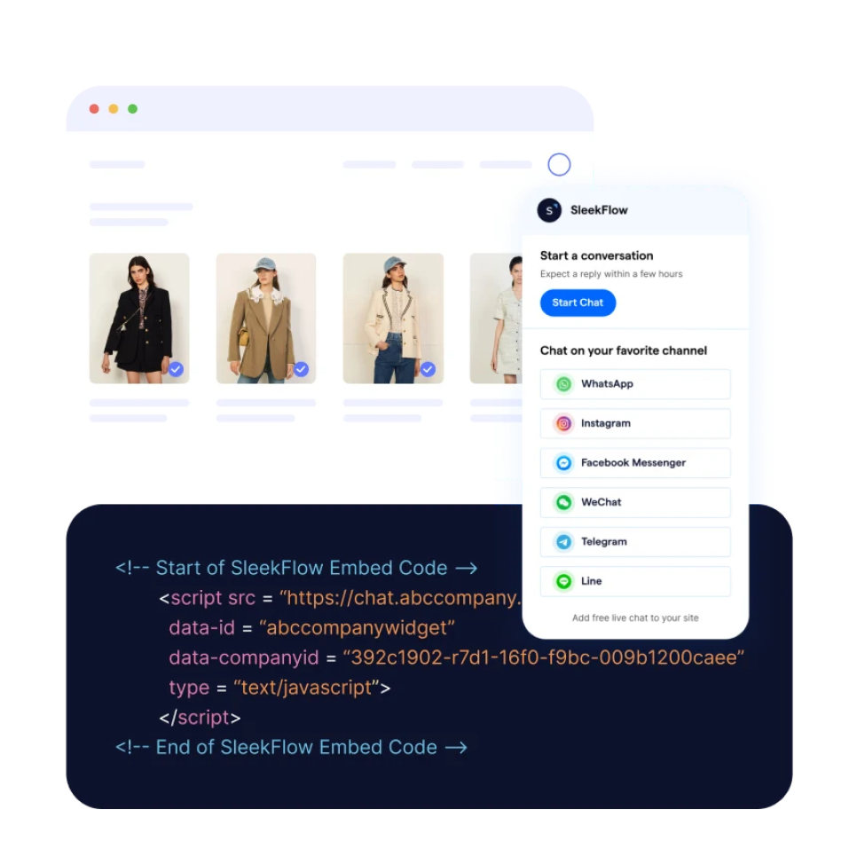 SleekFlow Live Chat (CTA V2)