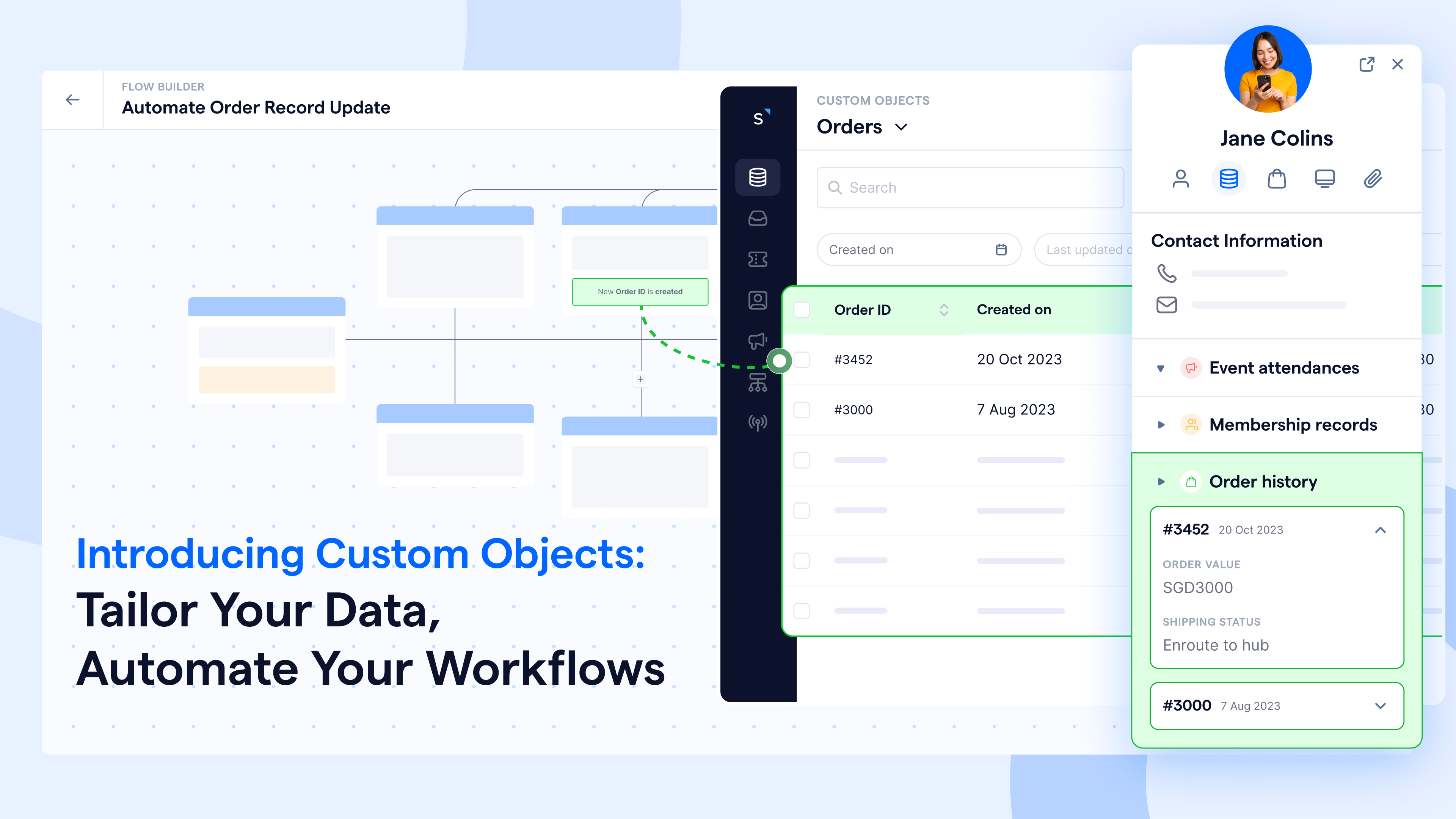 Introducing Custom Objects: Manage CRM data right where you chat