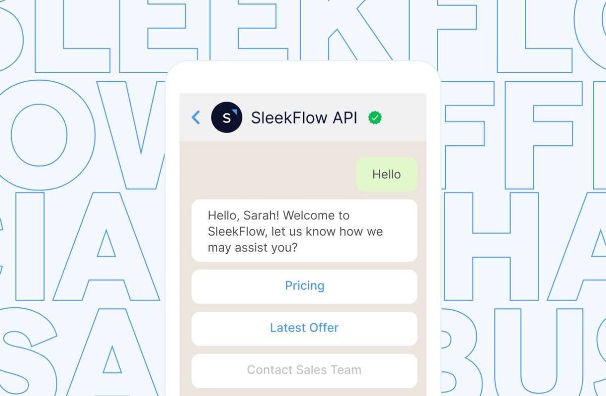 3-minute quick read: SleekFlow's Official WhatsApp Business API 