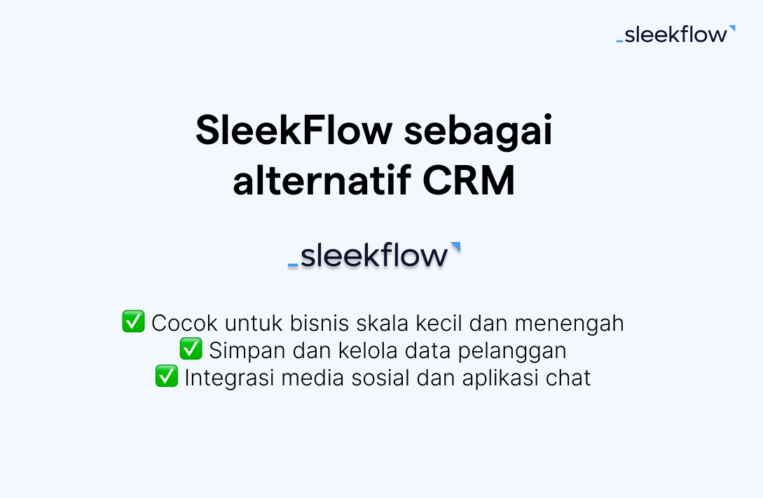SleekFlow Sebagai Alternatif Software CRM
