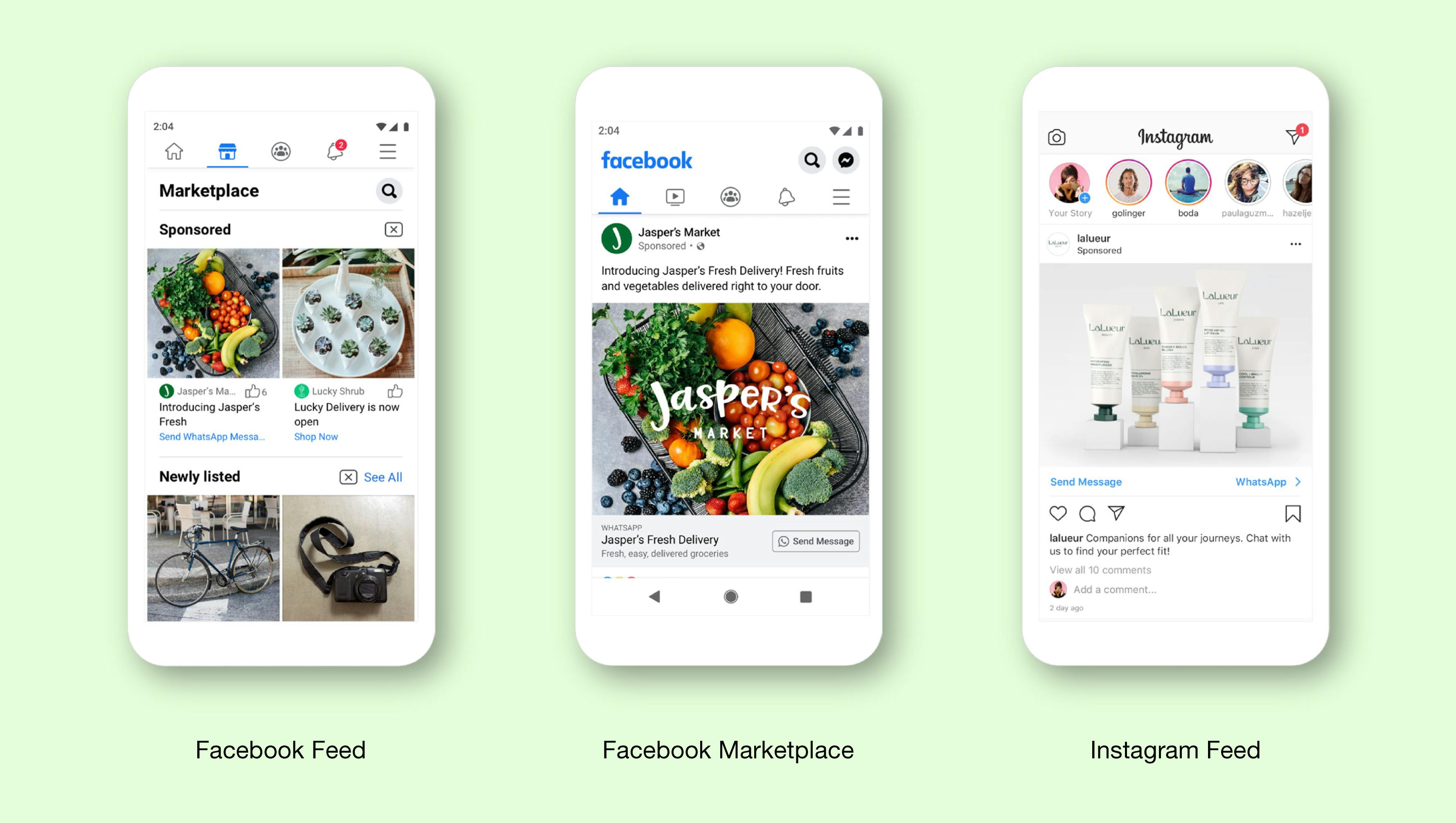 Click-to-WhatsApp app on Facebook and Instagram Feed
