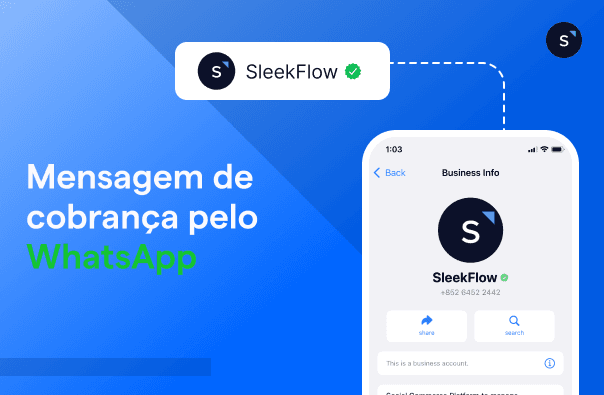 Mensagem de lembrete de pagamento para cliente via WhatsApp