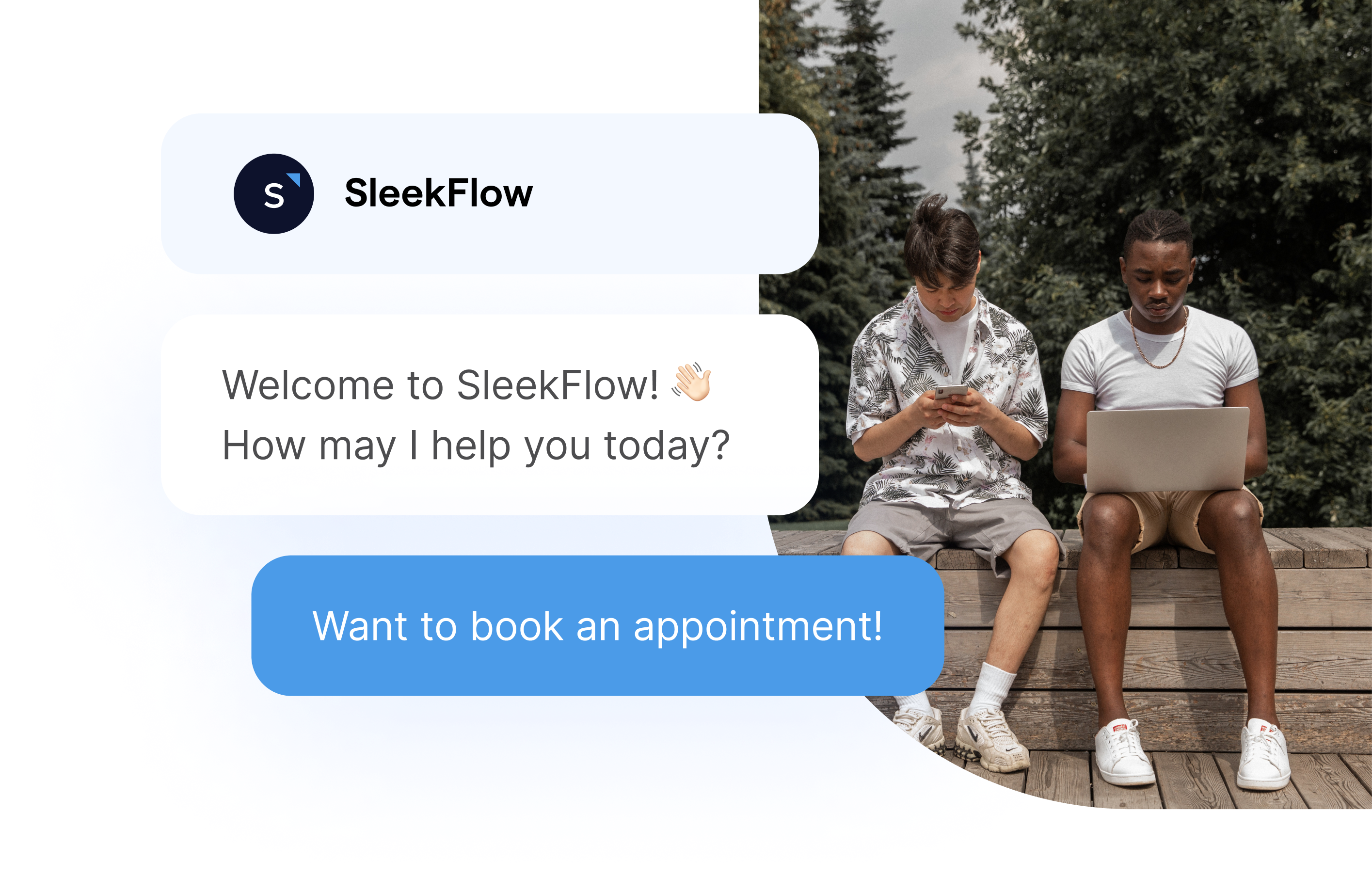 SleekFlow is <1>by your side</1> whenever you need		