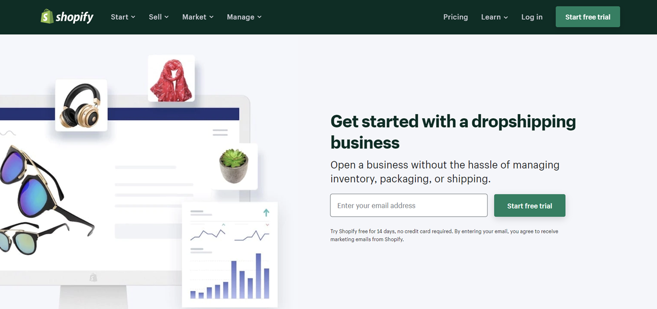 How to get started with a dropshopping business on Shopify