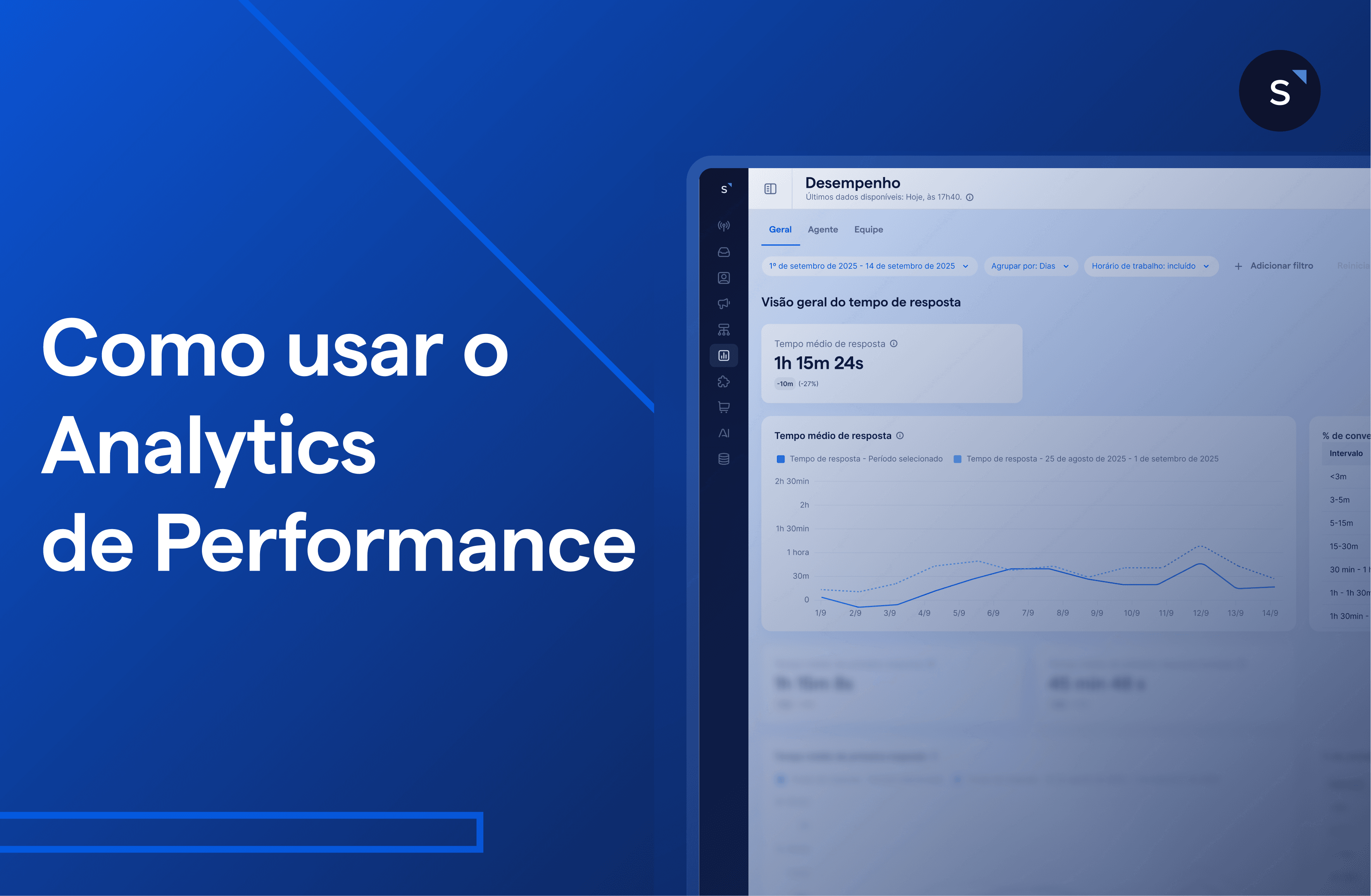 PT BR analytics de performance