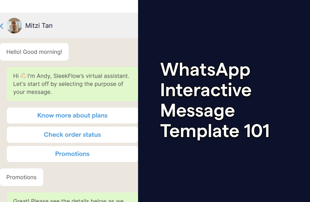WhatsApp Interactive Message Feature