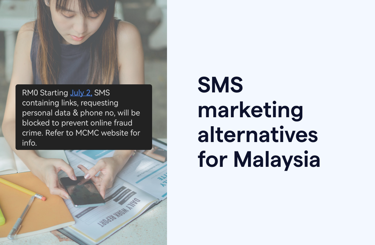 SMS marketing alternatives for businesses in Malaysia: blasting messages via social messenger