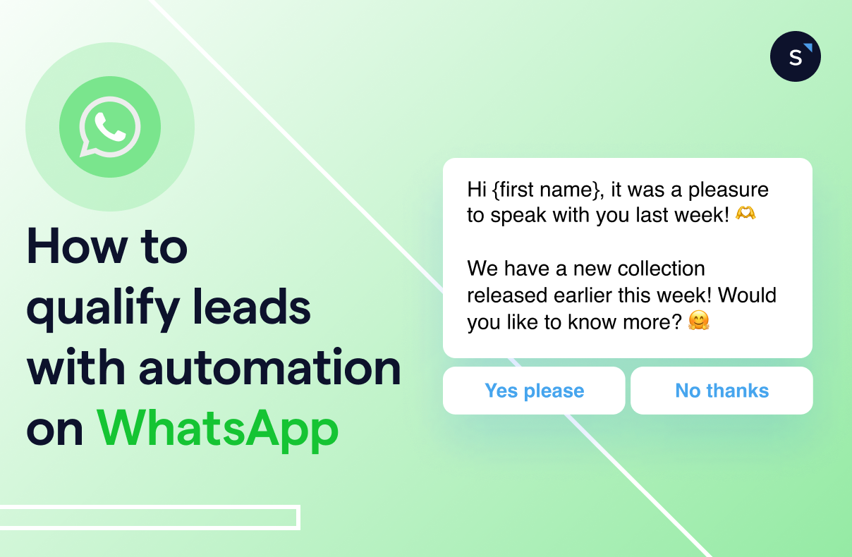 How to qualify leads with automatic messages on WhatsApp