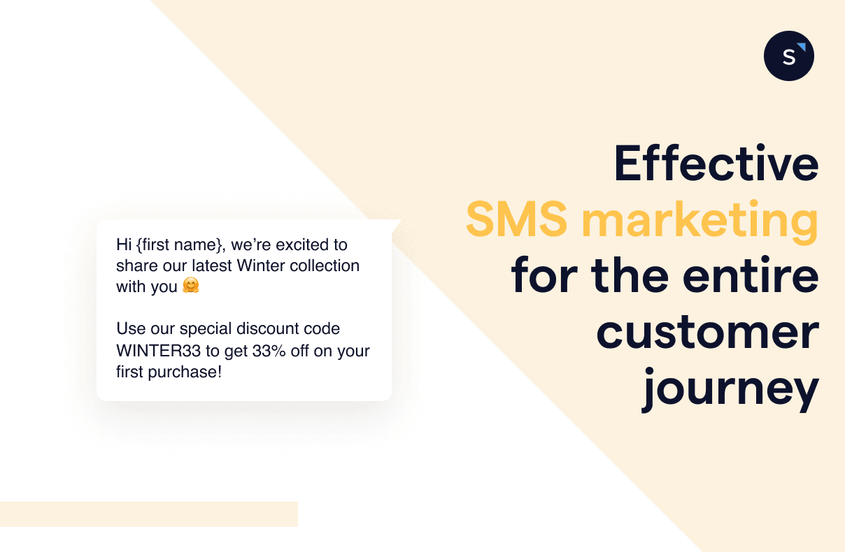 Effective SMS marketing for the entire customer journey