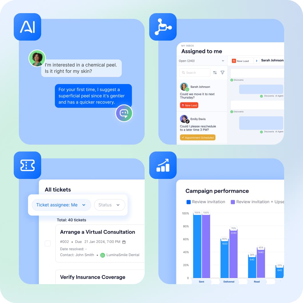 SleekFlow has every feature included in one base plan