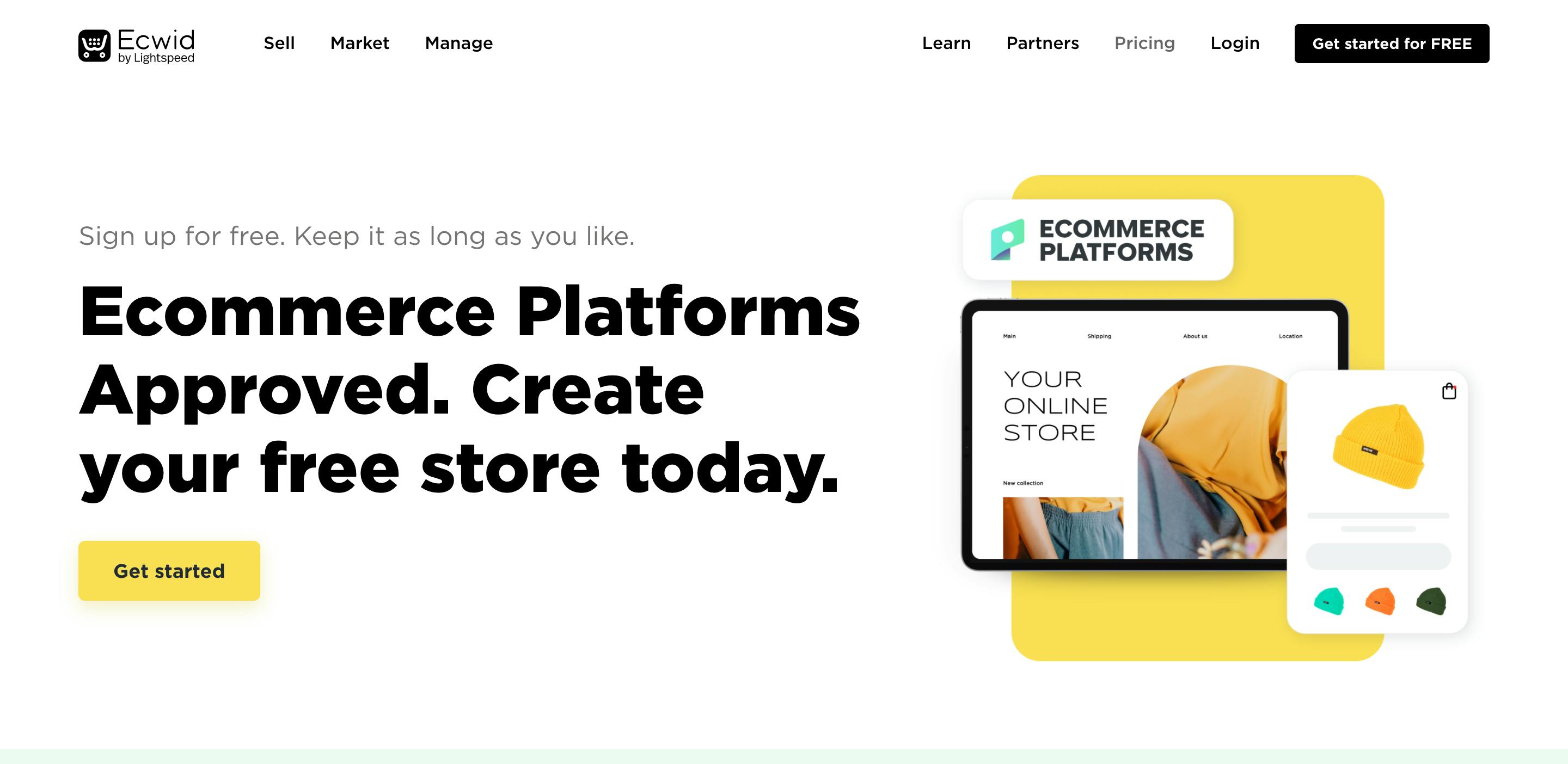 ecommerce platform ecwid