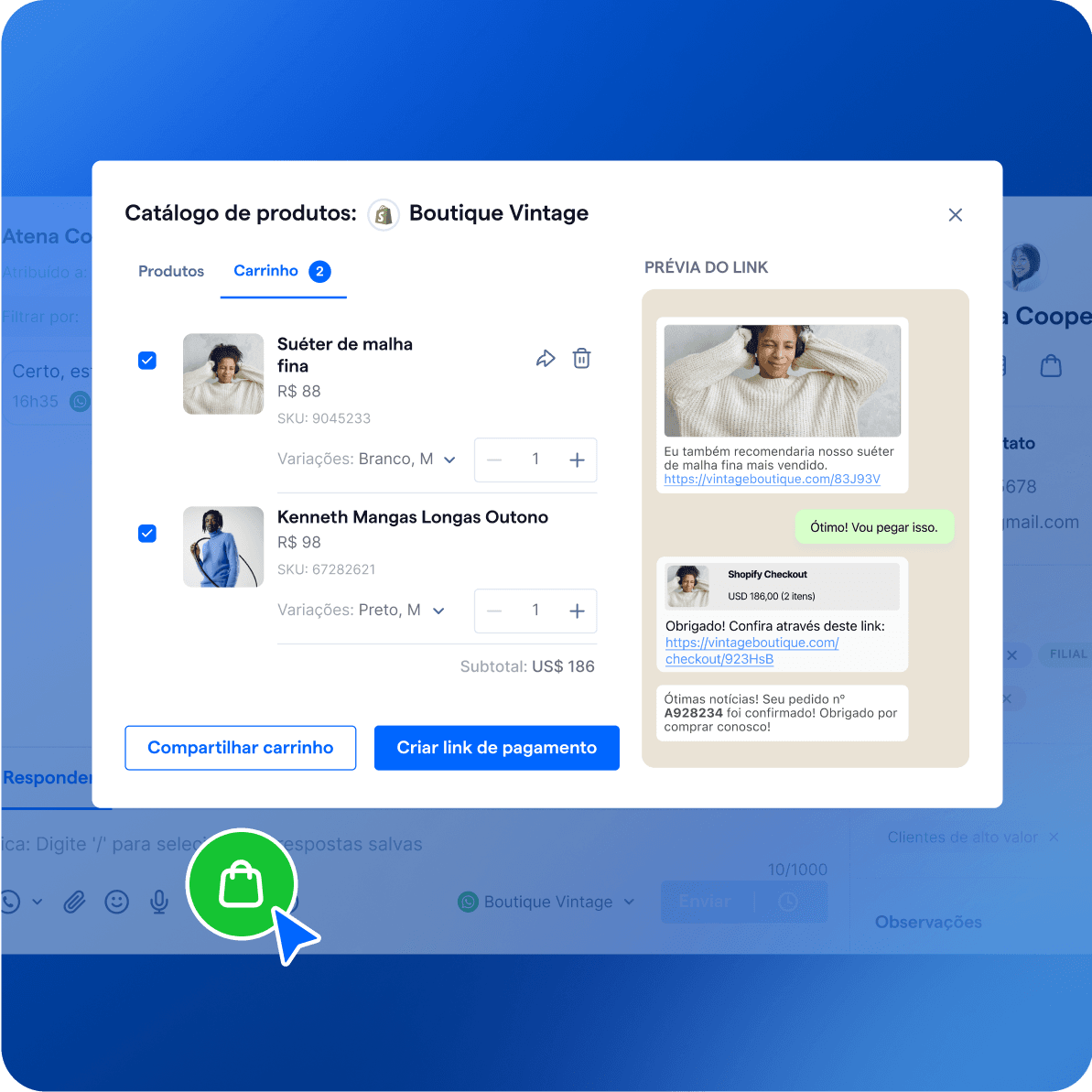 pt br shopify check out