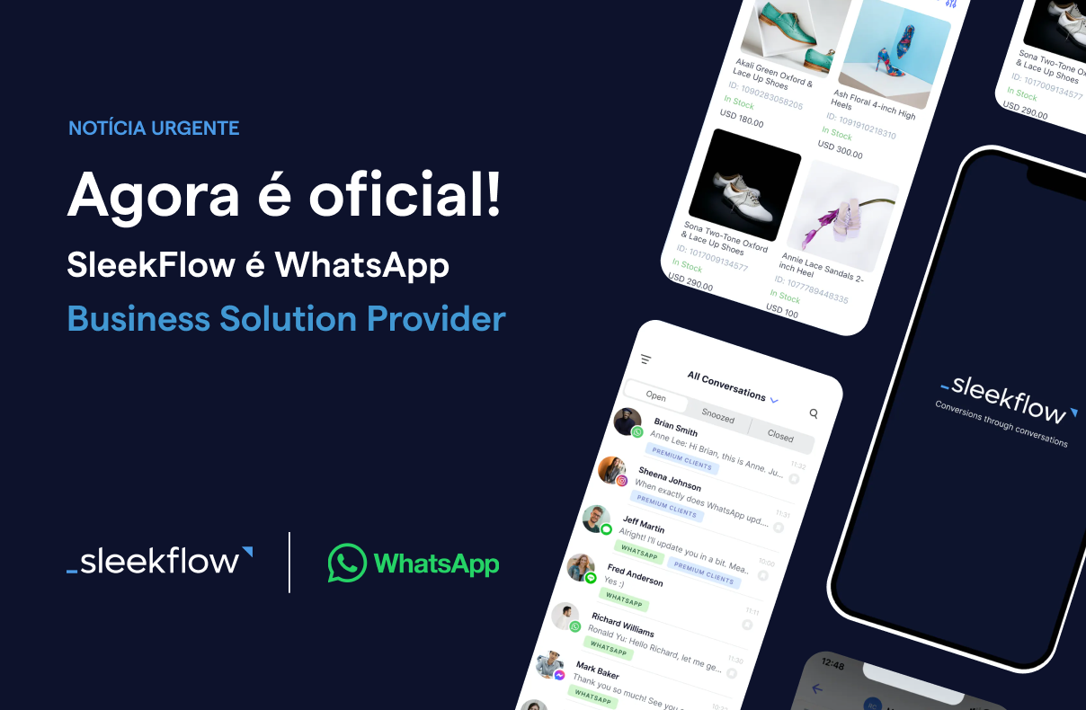 SleekFlow agora é WhatsApp Business Solution Provider (BSP) oficial