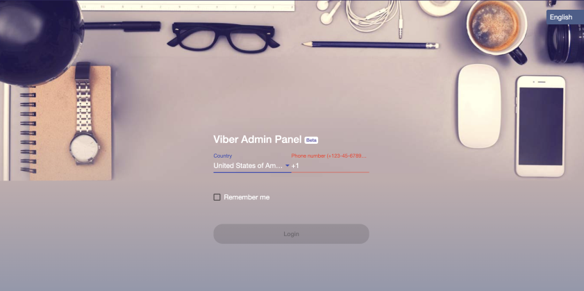 Create a free Viber bot account on Viber admin panel