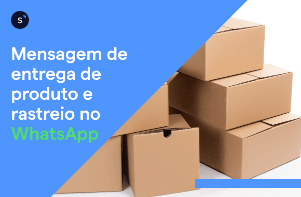 Mensagem de rastreio de produtos no WhatsApp