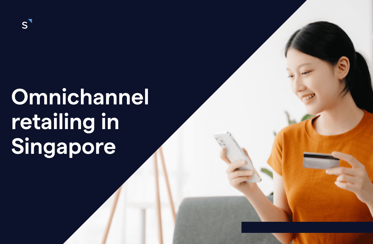 blog cover with an asian girl holding credit card