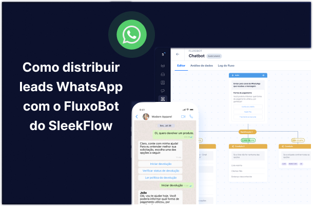 Distribuição de WhatsApp lead com Fluxobot