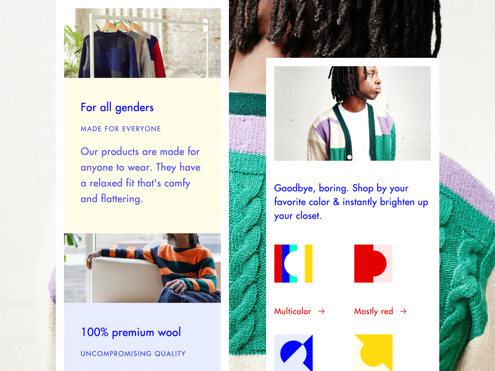 shopify theme colorblock