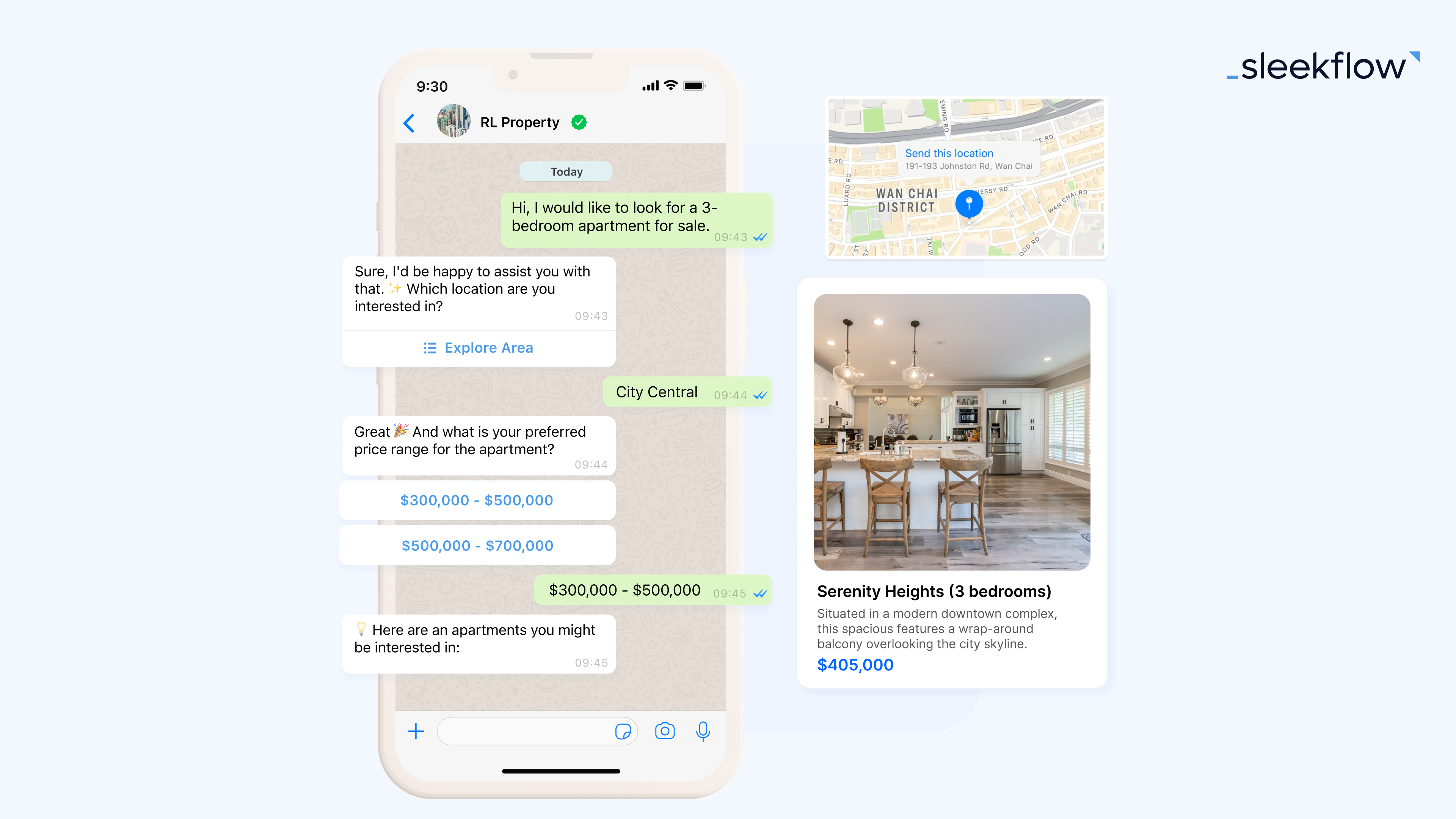 WhatsApp chat routing - chatbot to guide customers