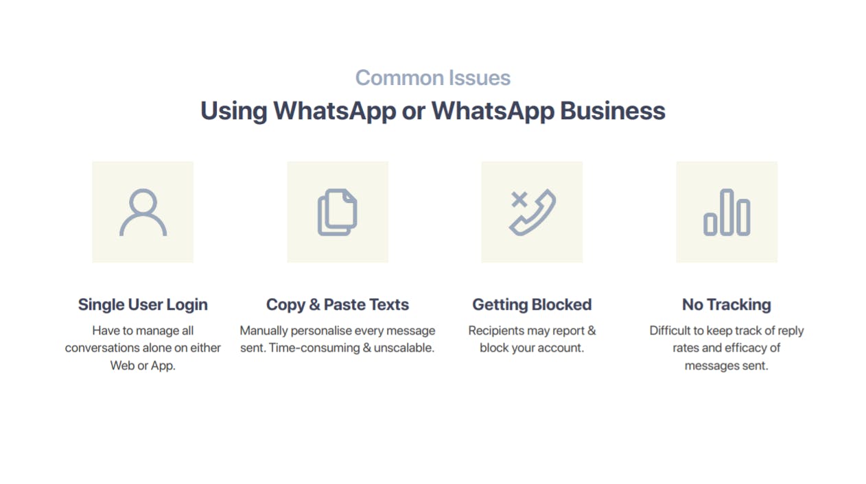 WhatsApp Business Common Issues