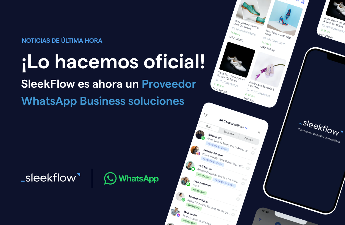 SleekFlow ya es Proveedor WhatsApp Business  oficial de soluciones empresariales (BSP)