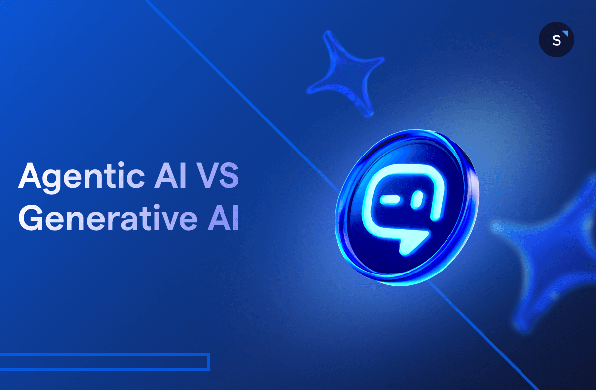 Cover blog Agentic AI vs generative AI