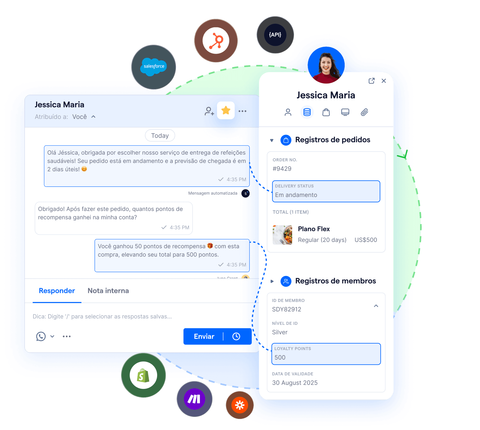 CRM SleekFlow PT BR