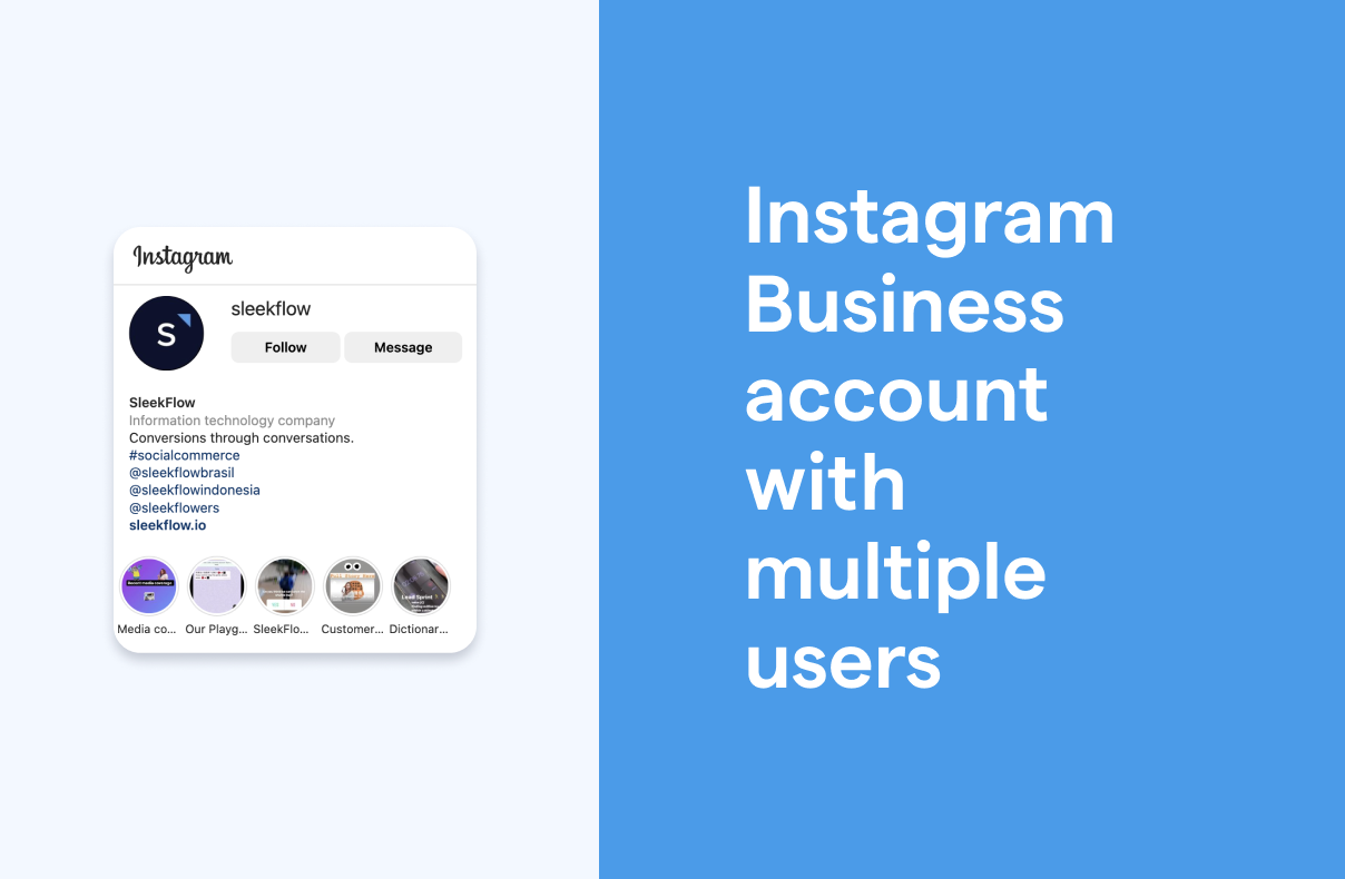 Comparte tu cuenta de empresa de Instagram con varios usuarios