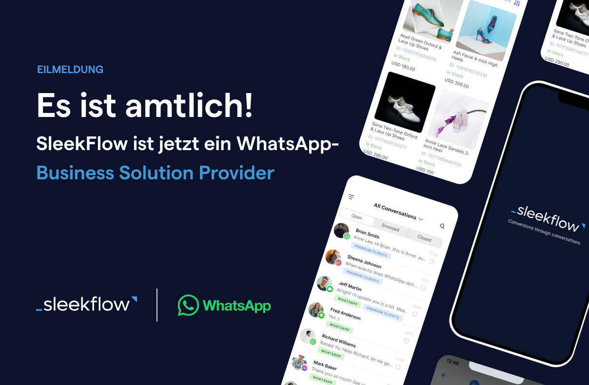 SleekFlow ist jetzt ein offizieller WhatsApp Business Solution Provider (BSP)