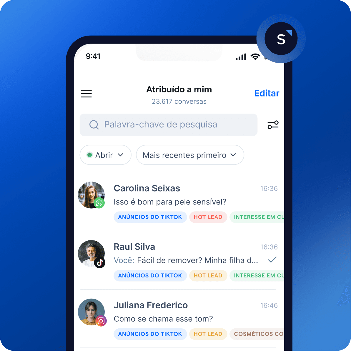 pt br tiktok ads caixa entrada