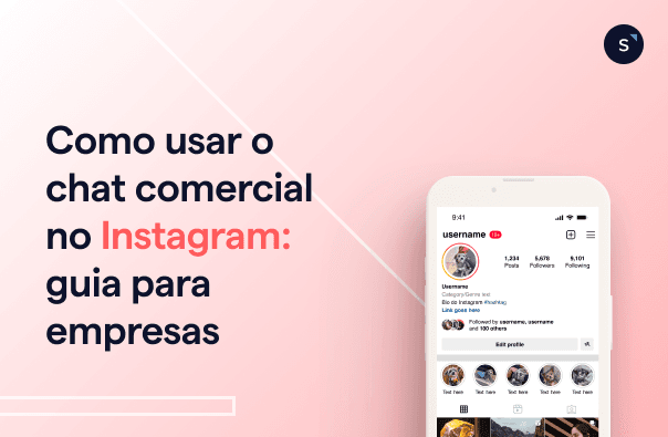Como usar o chat comercial do Instagram