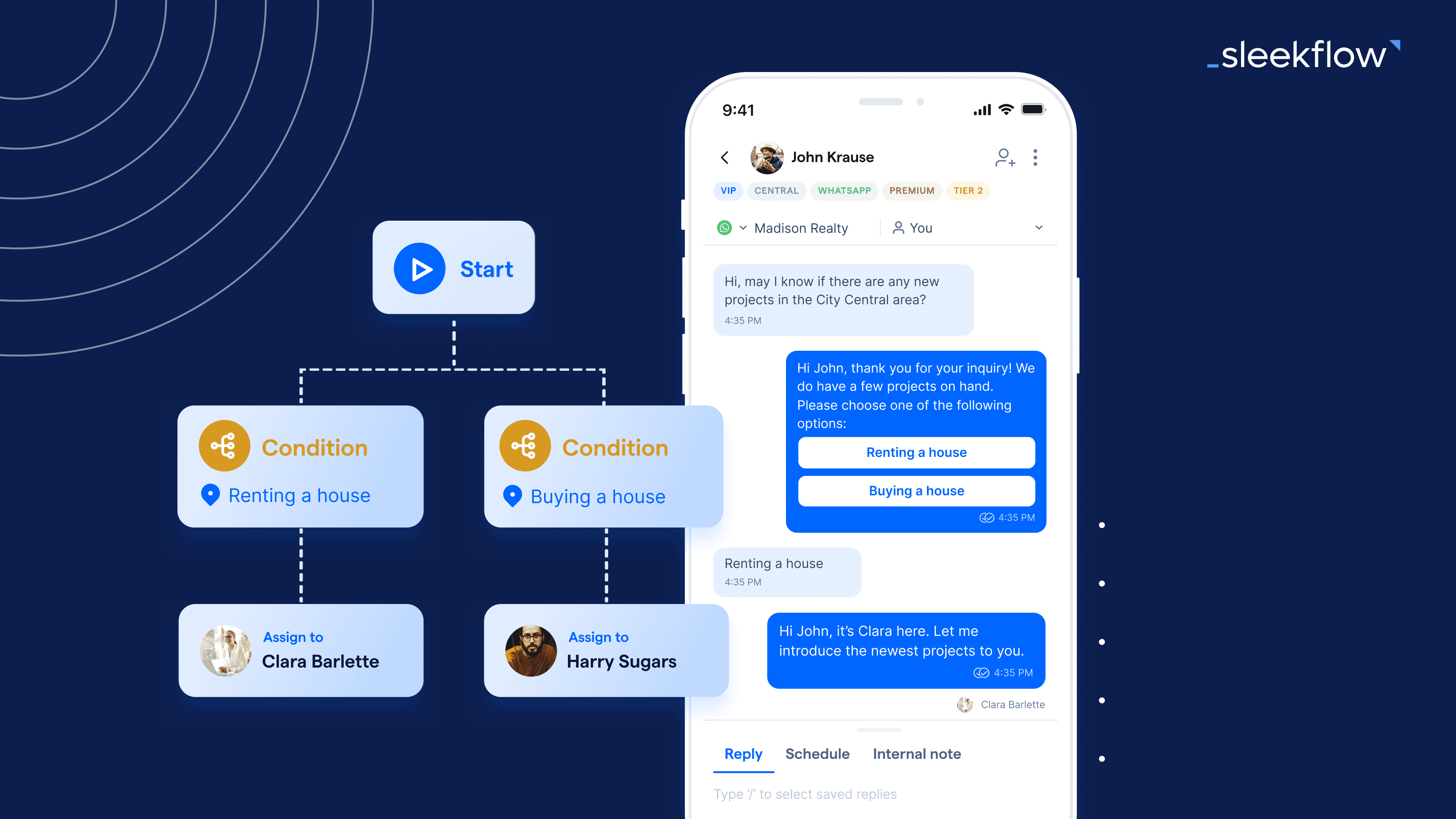 WhatsApp Chat Routing: Cara Membagi Leads ke Tim Sales Anda dengan Flow Builder SleekFlow