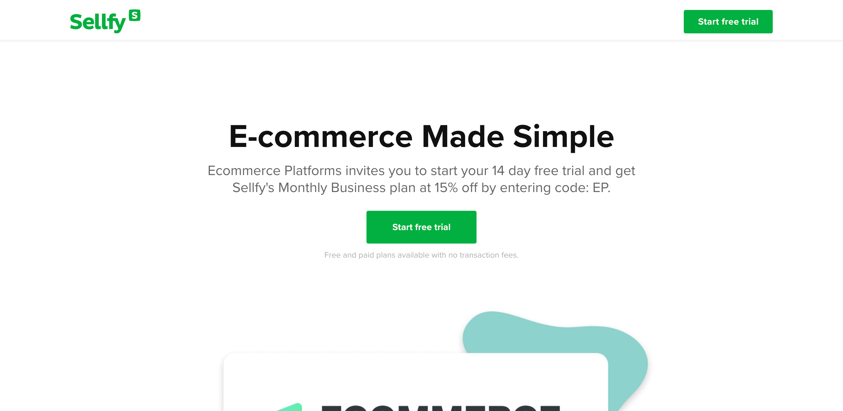 ecommerce platform sellfy
