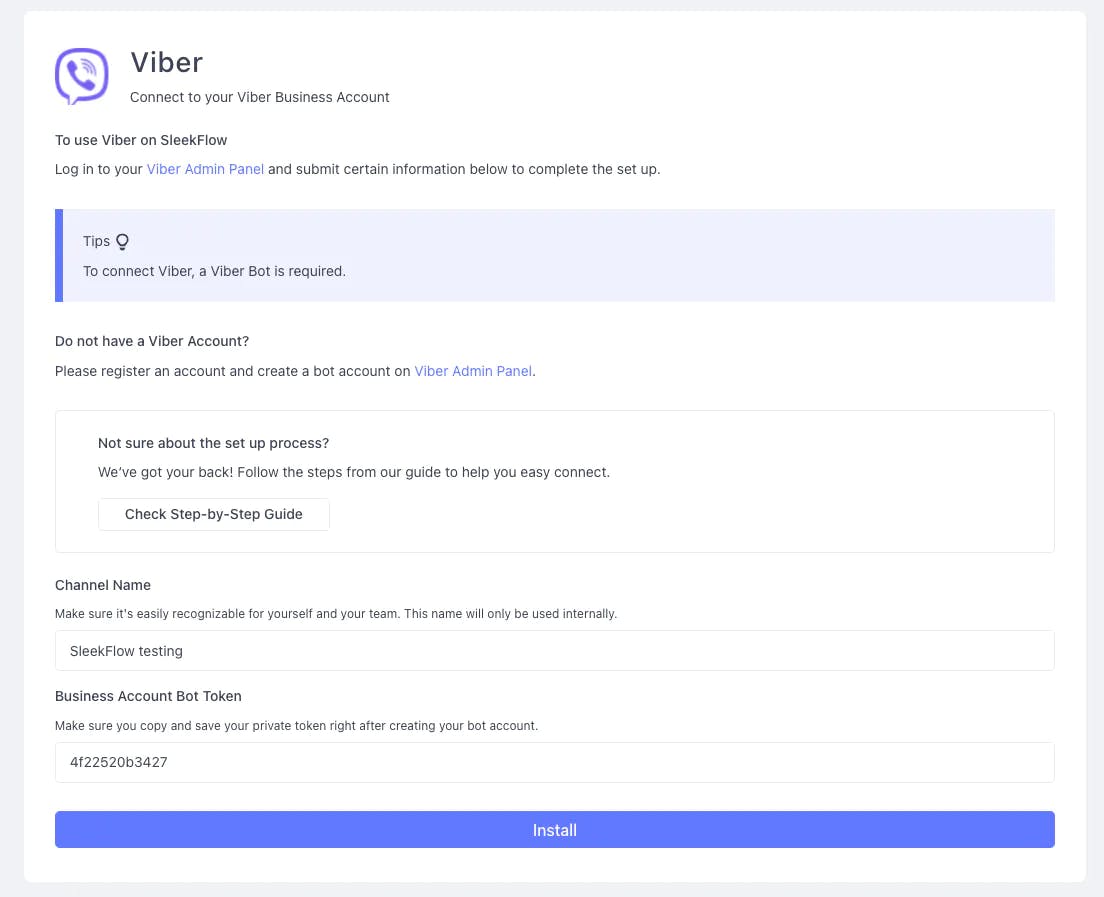 Viber untuk Bisnis Hubungkan Ke Software Broadcast