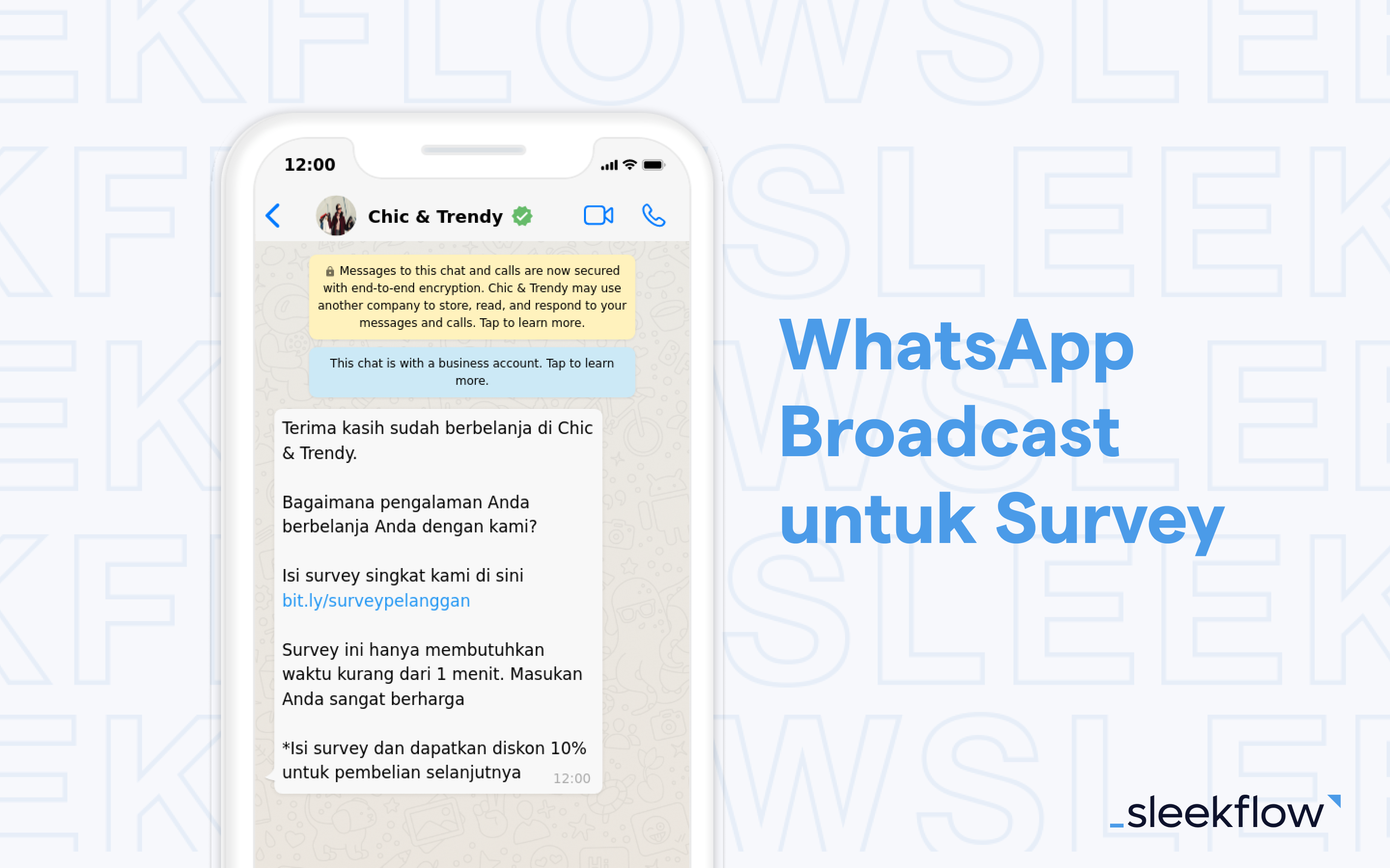 WhatsApp Broadcast untuk Survey Pelanggan