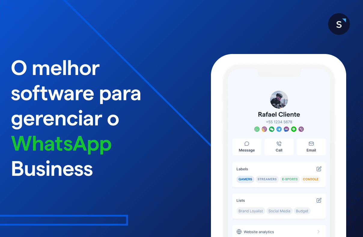 O melhor software para gerenciar o WhatsApp Business