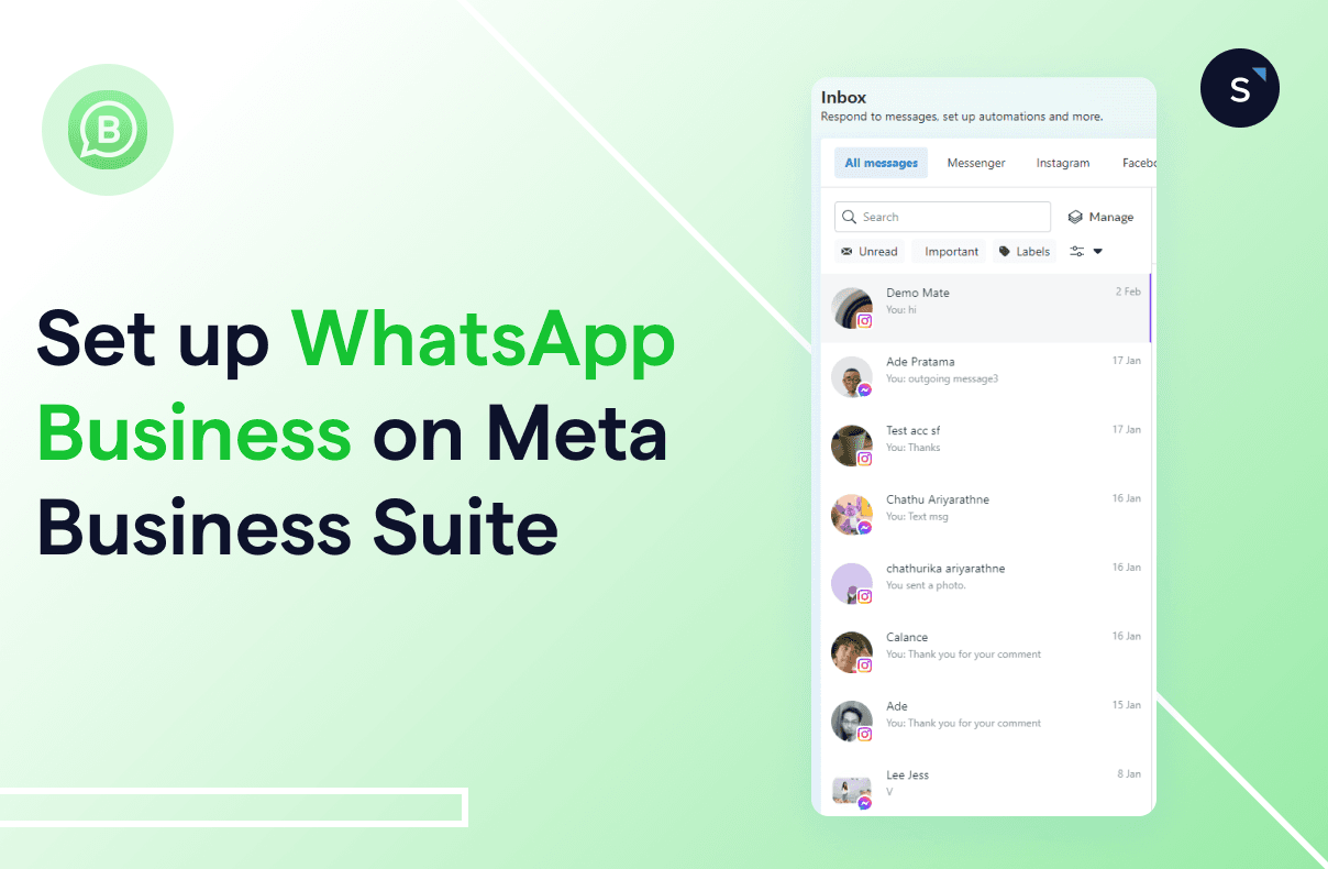 WhatsApp business on meta