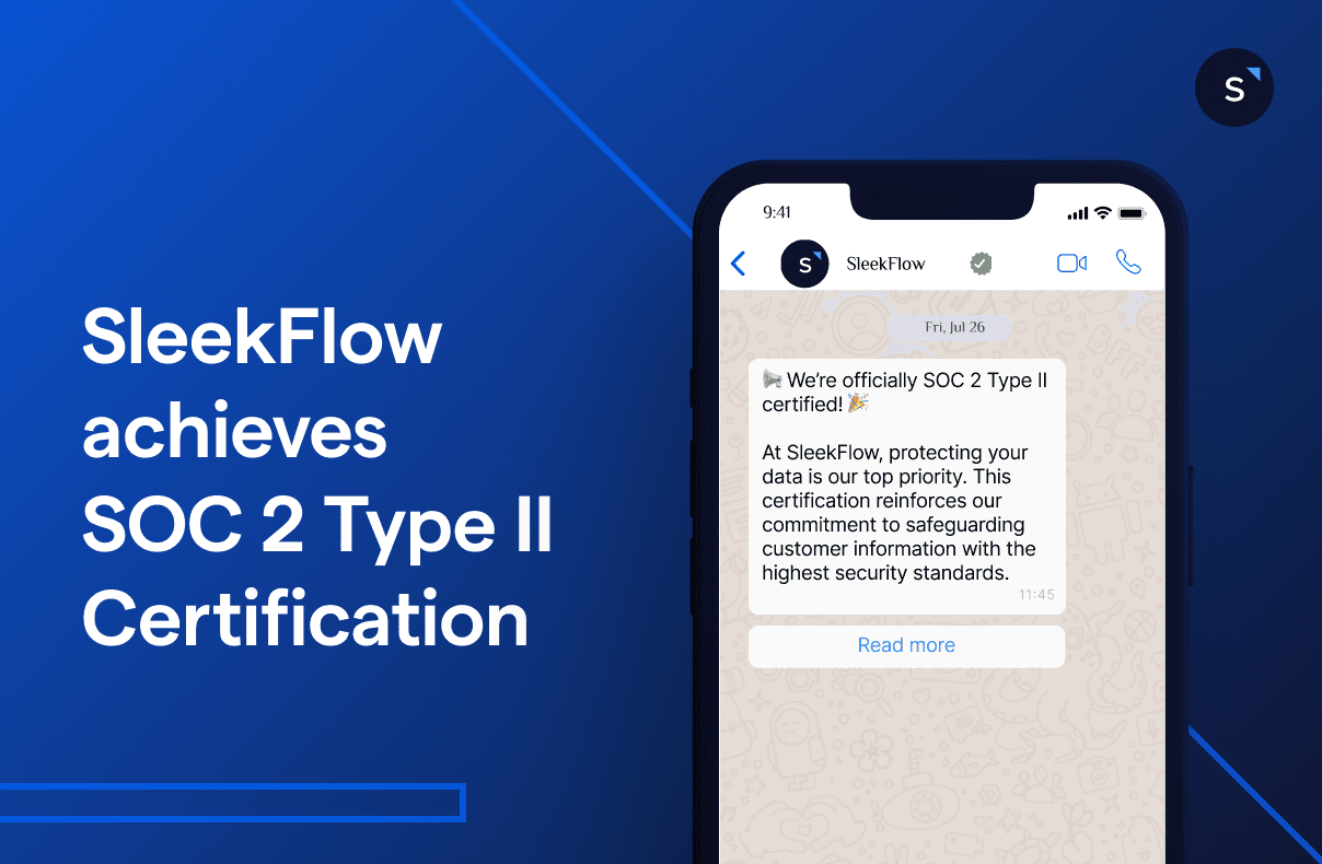 SleekFlow achieves SOC 2 Type II Certification