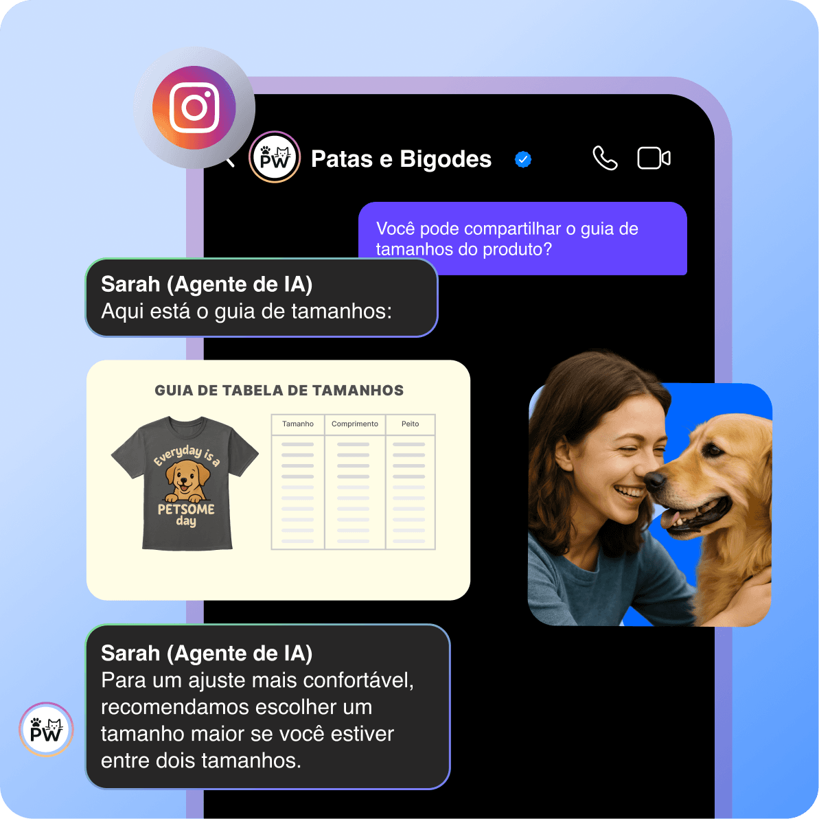 pt br instagram atendimento cliente