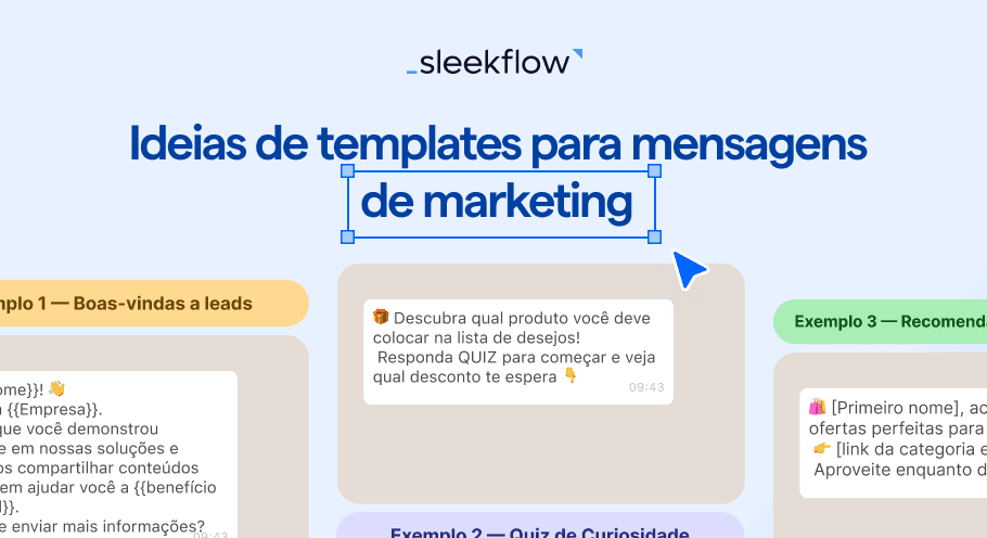 Templates de WhatsApp por etapa de funil: