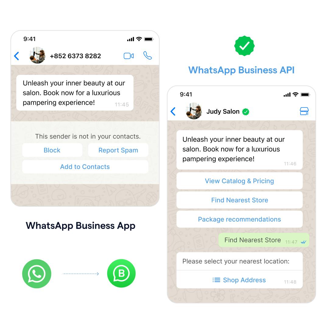 WhatsApp for marketing Green Tick Verification